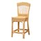 Bali & Pari Barito Modern Bohemian Natural Rattan Counter Stool 235-13140-ZORO - alternate 1